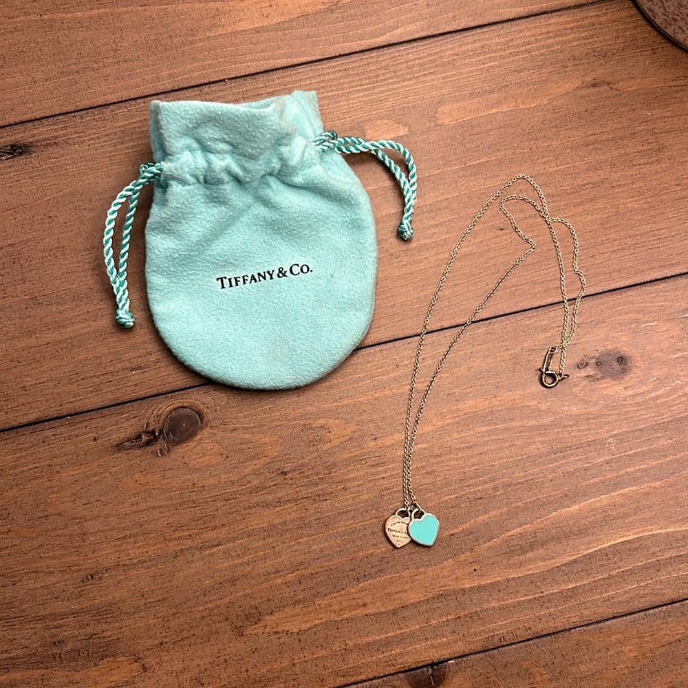 Tiffany & Co. Double Heart Tag Return to Tiffany’s Necklace